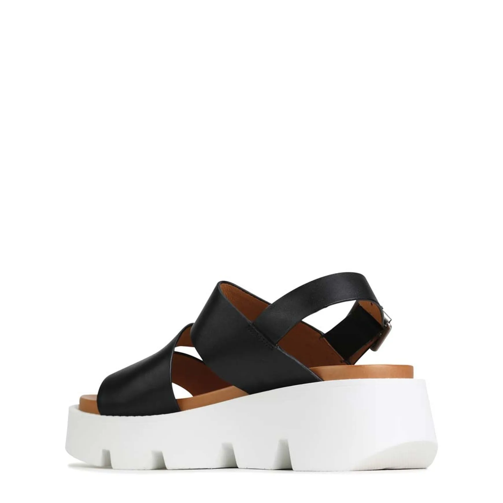 KAILI PLATFORM WEDGE SANDALS LEATHER>EOS Footwear Clearance
