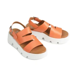 KAILI PLATFORM WEDGE SANDALS LEATHER><noscript><img width=