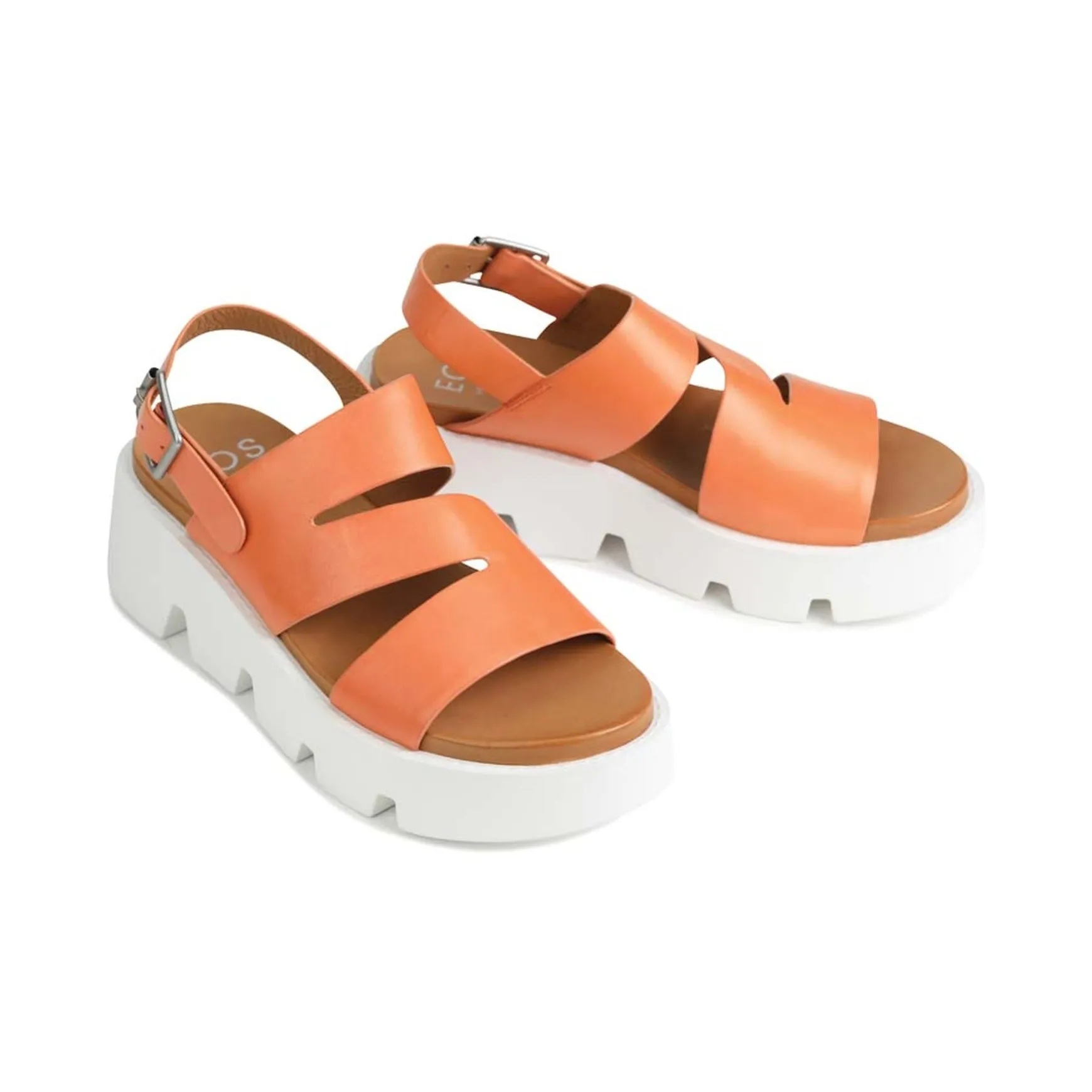 KAILI PLATFORM WEDGE SANDALS LEATHER>EOS Footwear Clearance