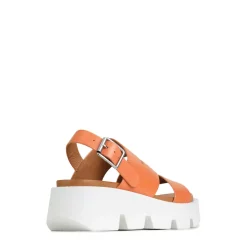 KAILI PLATFORM WEDGE SANDALS LEATHER><noscript><img width=