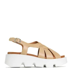 KAILYN PLATFORM ANKLE STRAP SANDALS LEATHER>EOS Footwear Sale