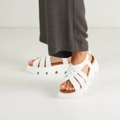 KAILYN PLATFORM ANKLE STRAP SANDALS LEATHER><noscript><img width=
