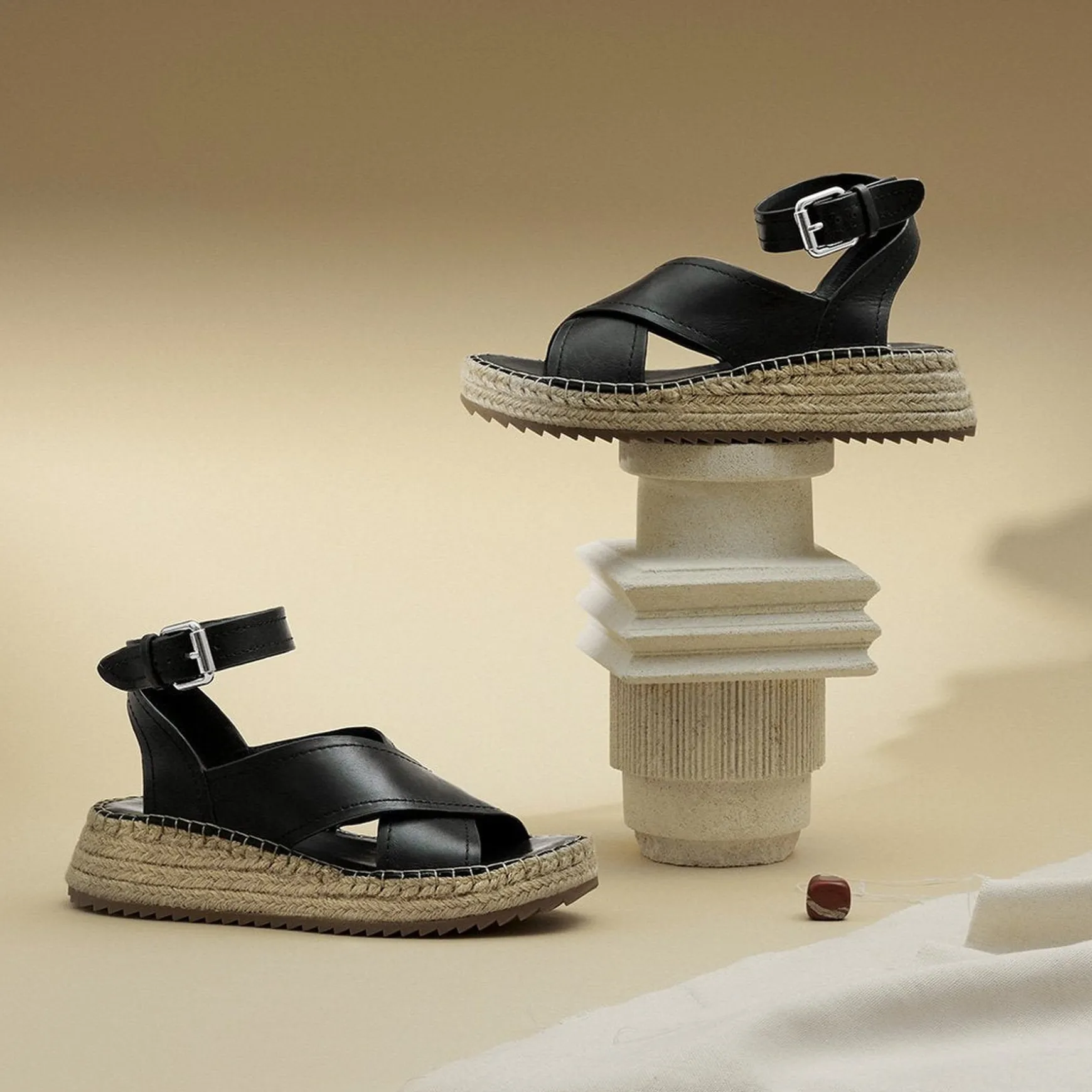 LARAX LEATHER ARCHIVE SANDALS>EOS Footwear Hot