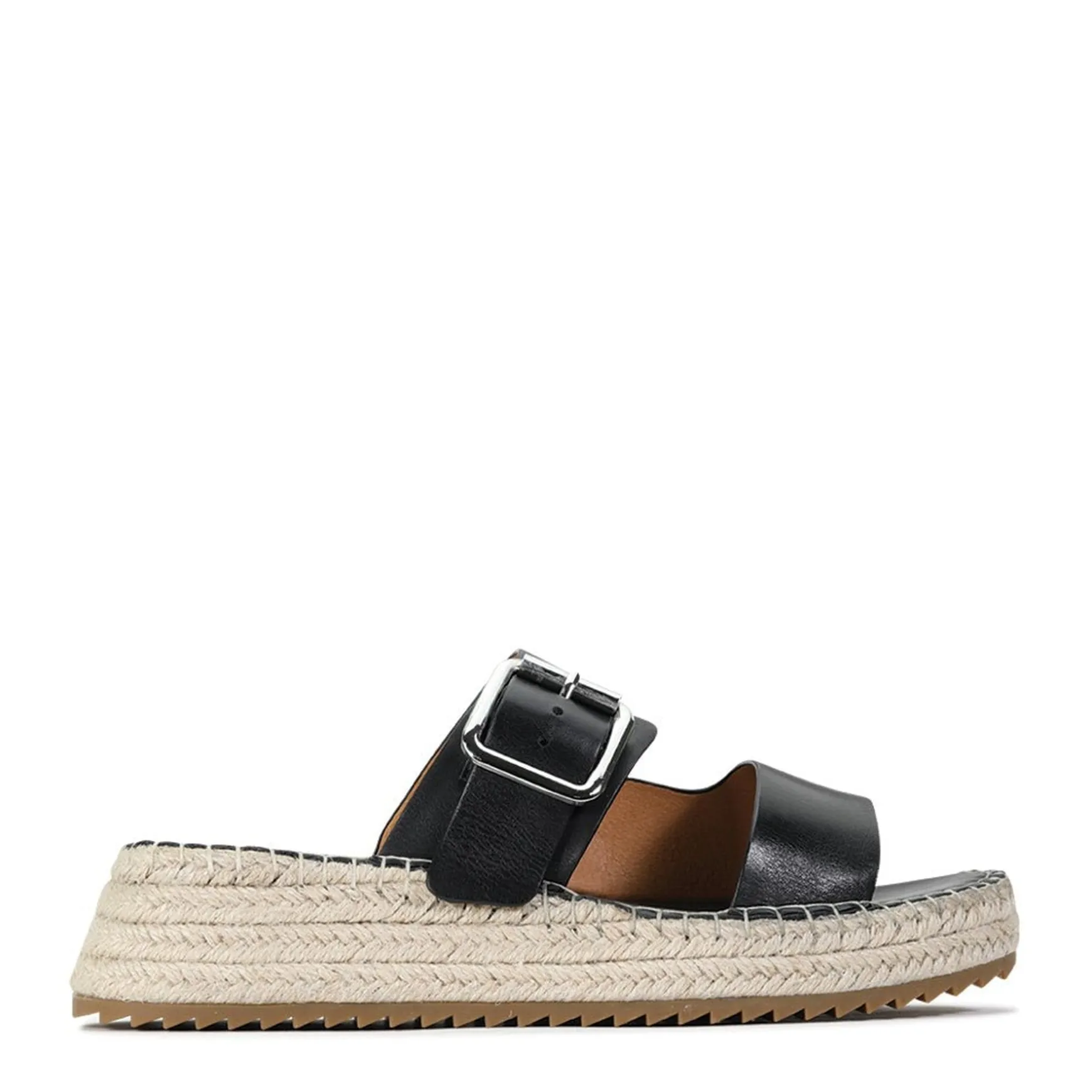 LAROSSA LEATHER ESPADRILLE SLIDE>EOS Footwear Hot