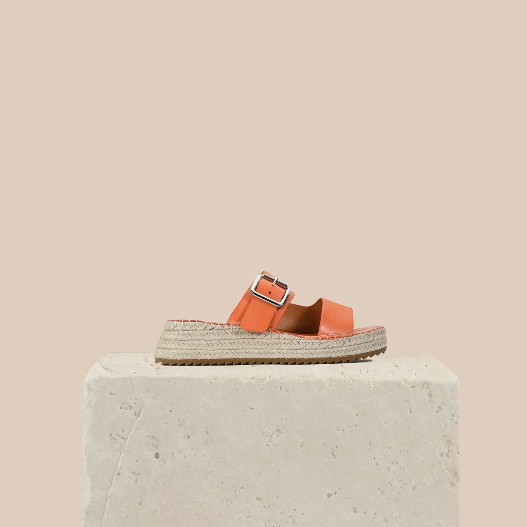 LAROSSA LEATHER ESPADRILLE SLIDE>EOS Footwear Hot