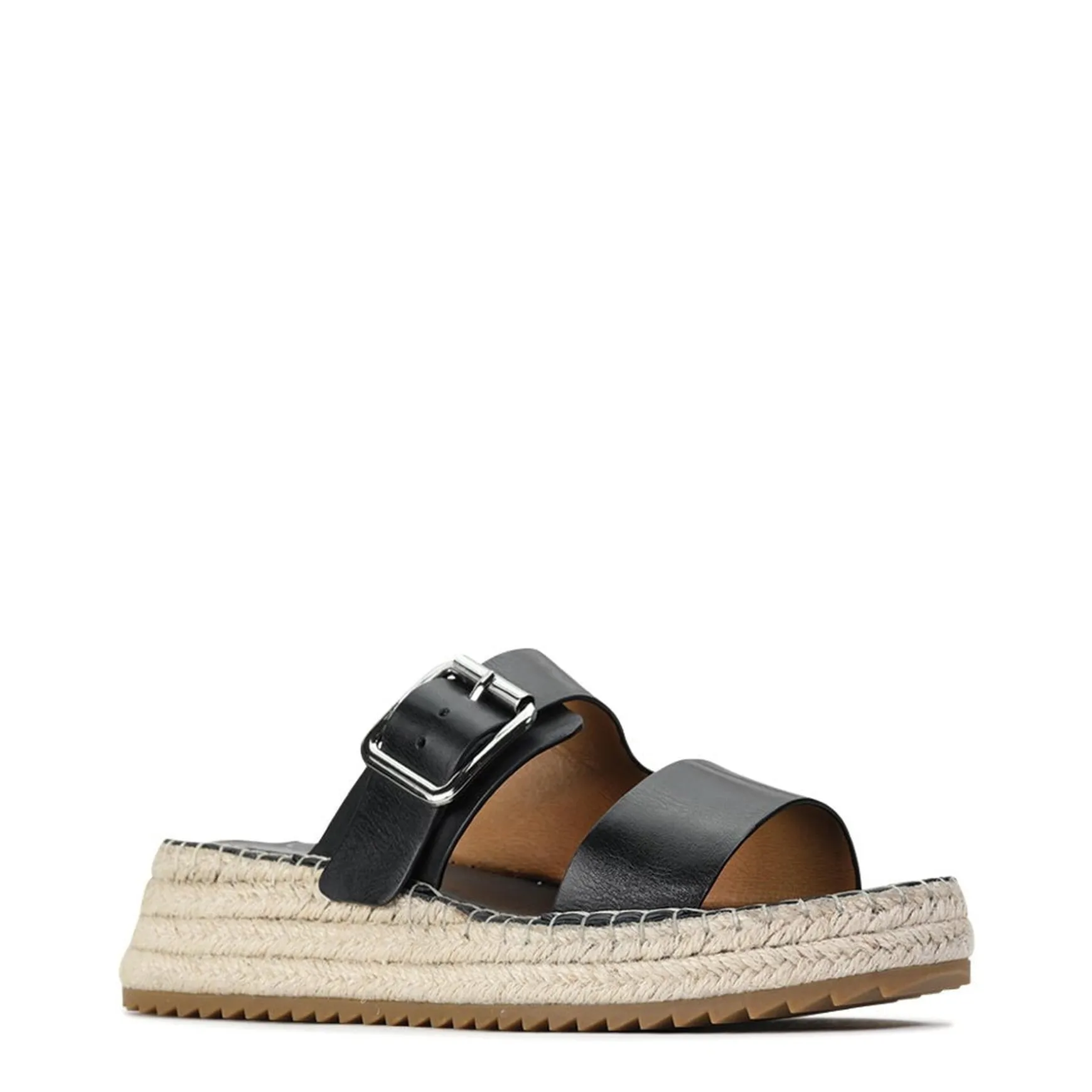 LAROSSA LEATHER ESPADRILLE SLIDE>EOS Footwear Hot