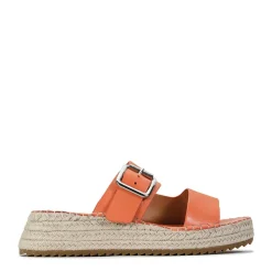 LAROSSA LEATHER ESPADRILLE SLIDE><noscript><img width=