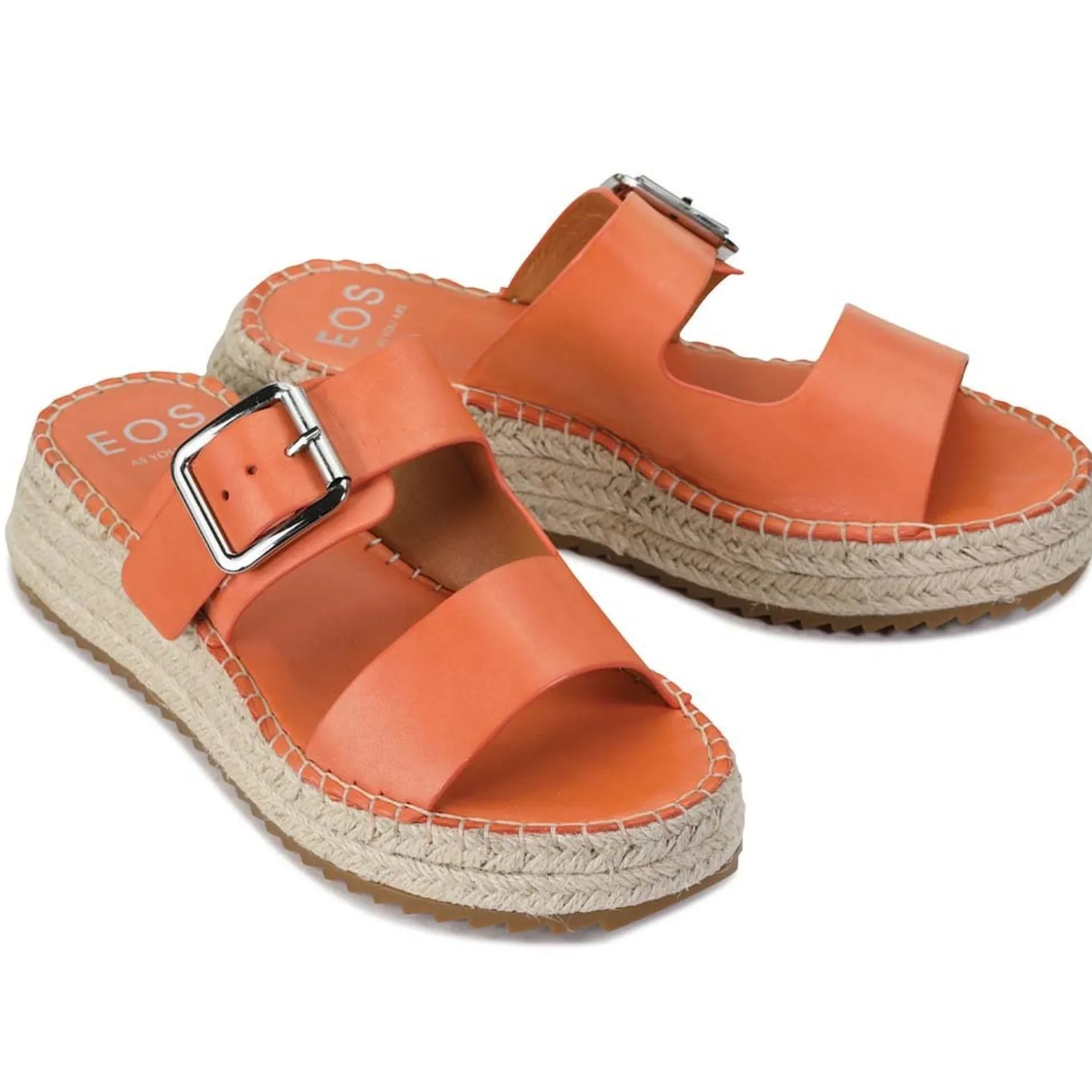 LAROSSA LEATHER ESPADRILLE SLIDE>EOS Footwear Hot