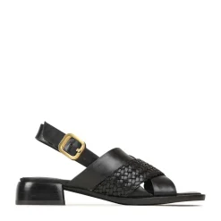 LATICIA LEATHER BLOCK HEEL SANDALS>EOS Footwear Sale