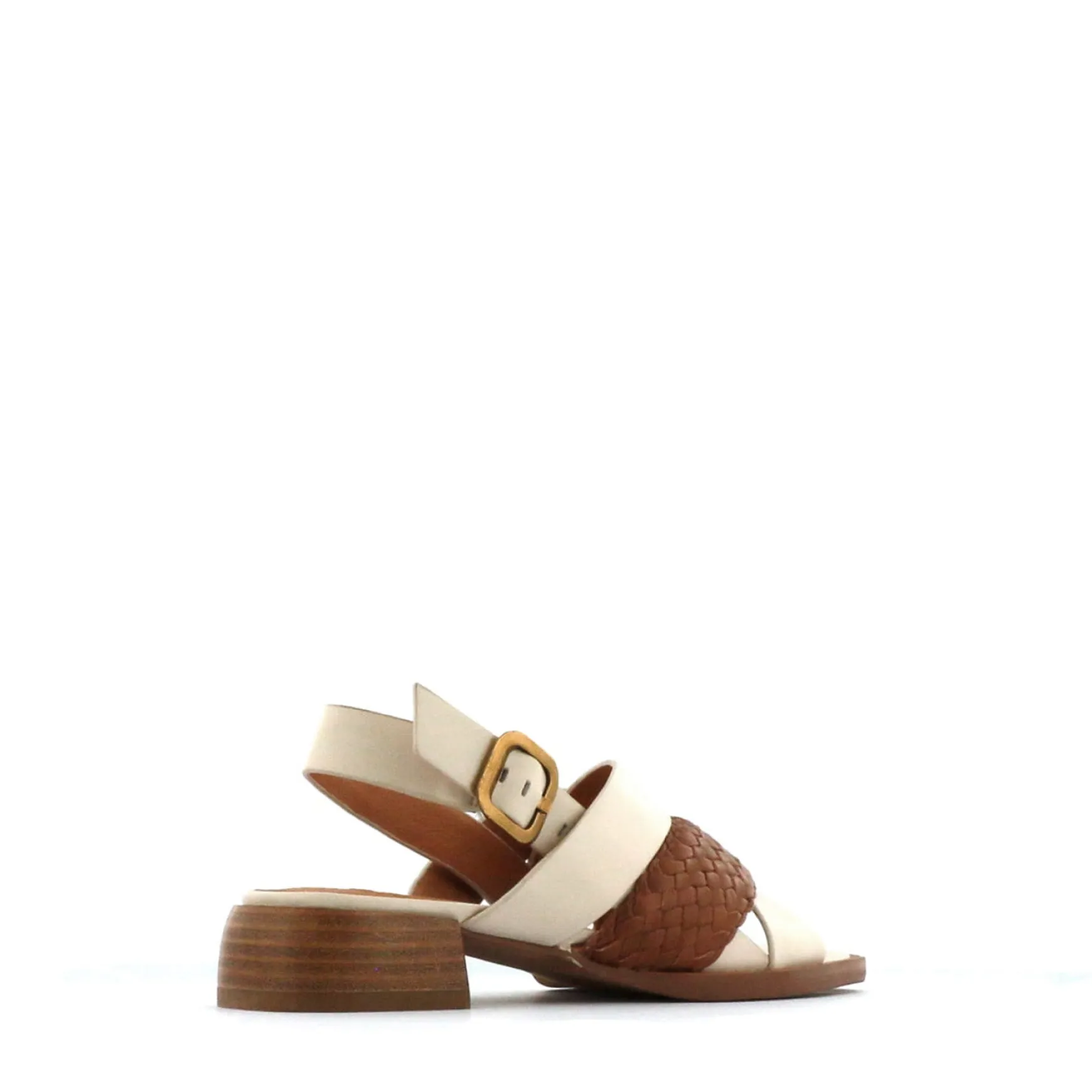 LATICIA LEATHER BLOCK HEEL SANDALS>EOS Footwear Sale