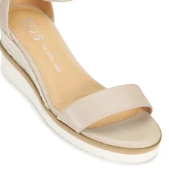 LAZY LEATHER ESPADRILLES SANDALS><noscript><img width=