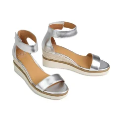 LAZY LEATHER ESPADRILLES SANDALS><noscript><img width=