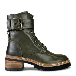 LINE LACE UP BOOTS LEATHER><noscript><img width=