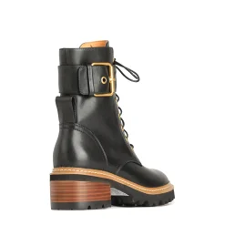 LINE LACE UP BOOTS LEATHER><noscript><img width=