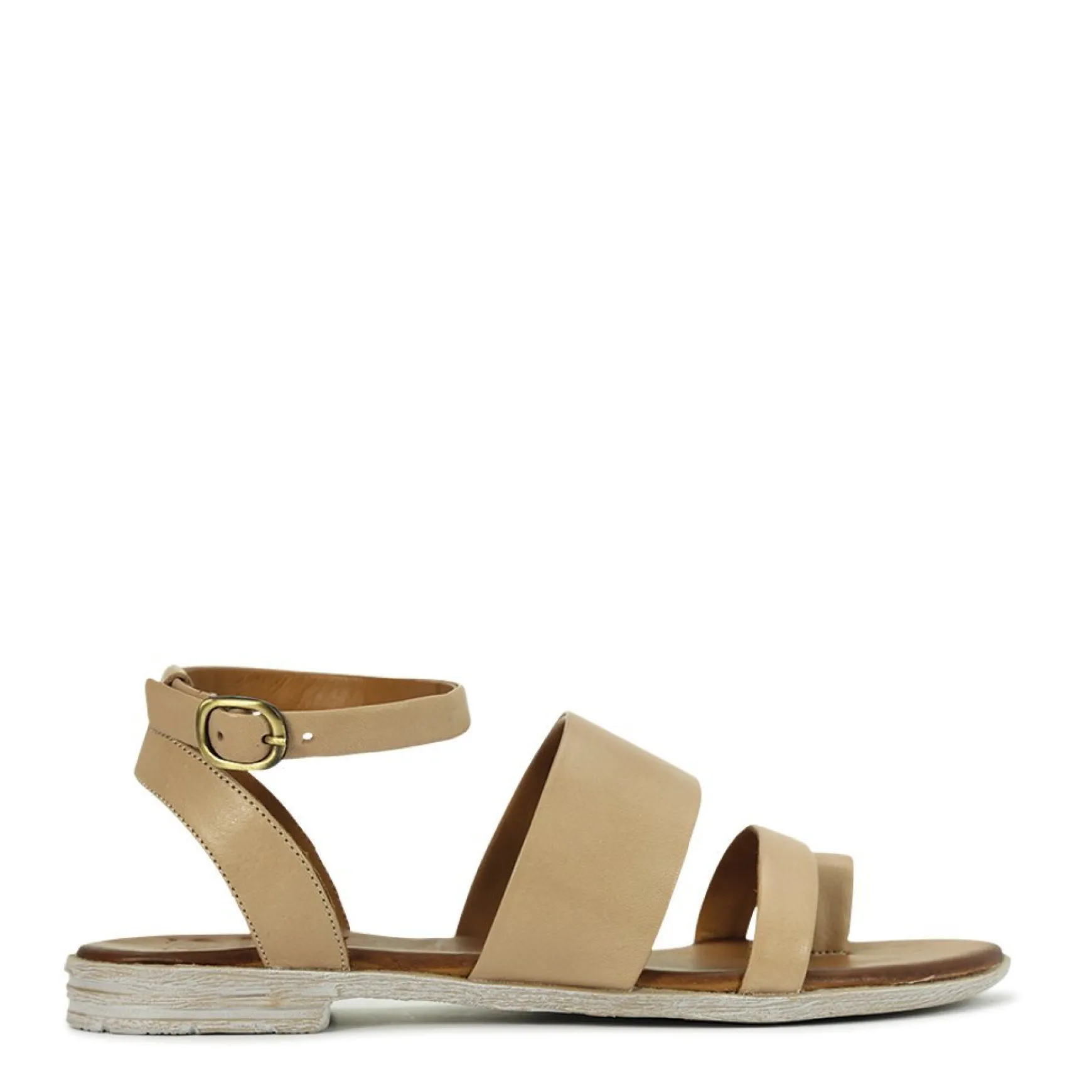 LOUI LEATHER ANKLE STRAP SANDALS>EOS Footwear Outlet