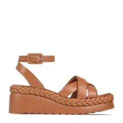 MELANA LEATHER WEDGE SANDALS>EOS Footwear Hot