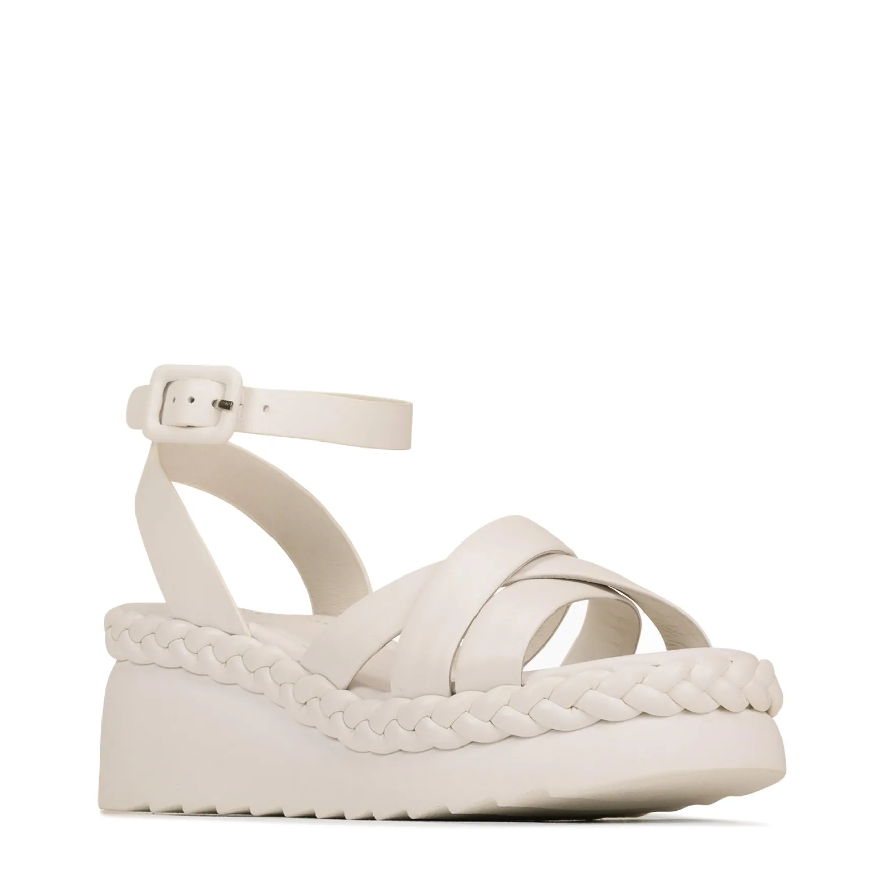 MELANA LEATHER WEDGE SANDALS>EOS Footwear Hot