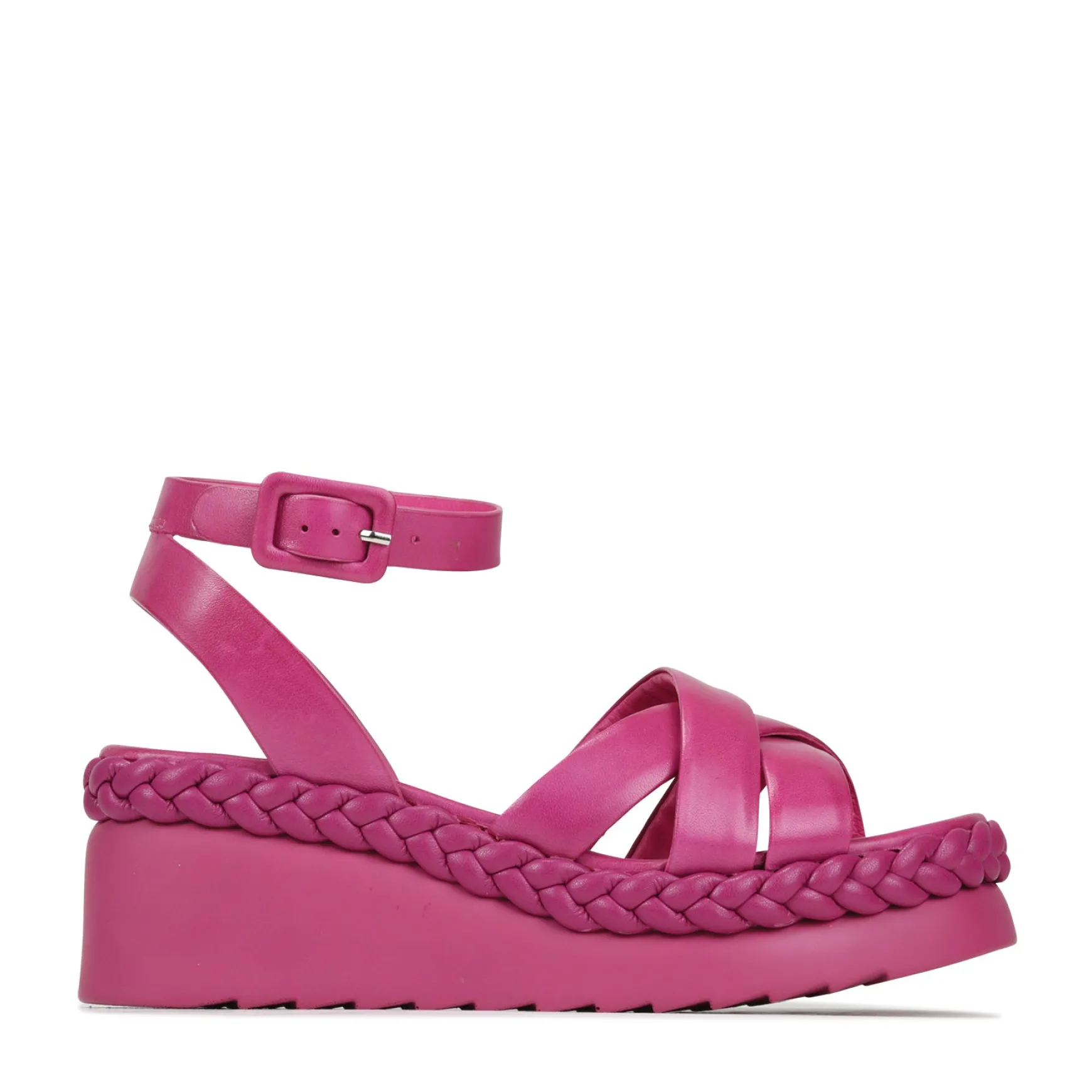 MELANA LEATHER WEDGE SANDALS>EOS Footwear Hot