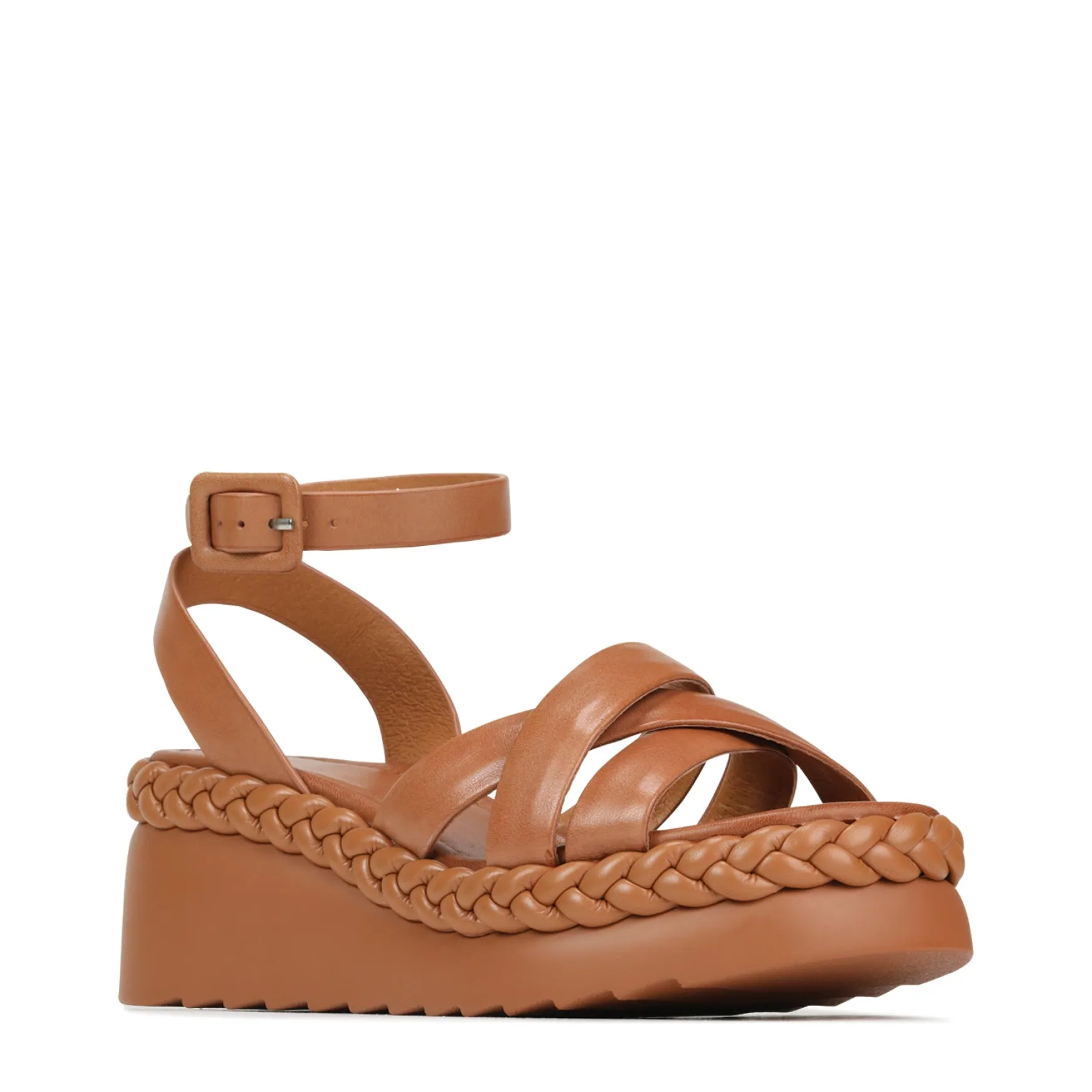 MELANA LEATHER WEDGE SANDALS>EOS Footwear Hot