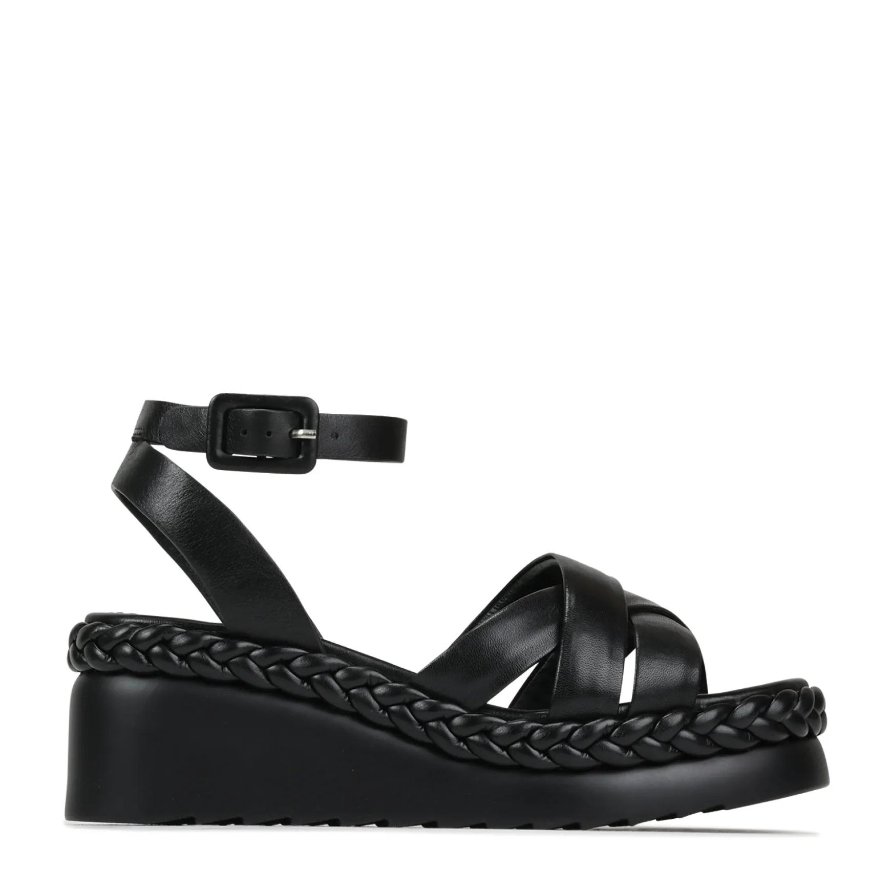 MELANA LEATHER WEDGE SANDALS>EOS Footwear Hot