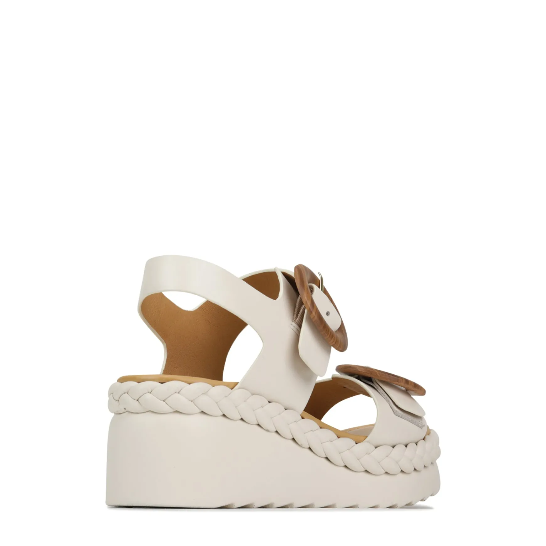 MENORCA LEATHER WEDGE SANDALS>EOS Footwear Sale