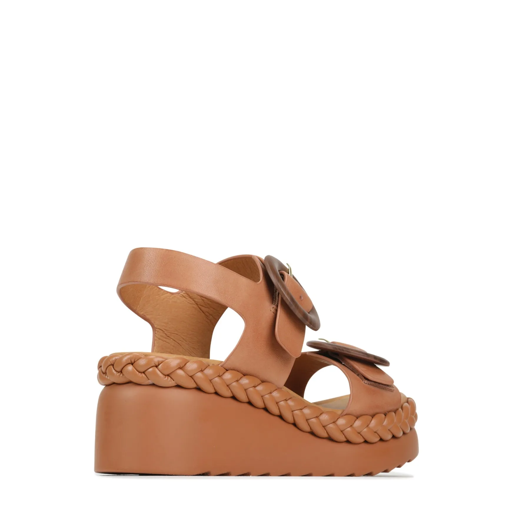 MENORCA LEATHER WEDGE SANDALS>EOS Footwear Sale