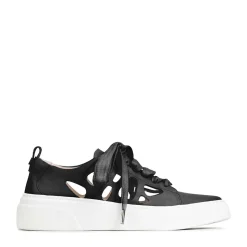 MINNIE LAZER CUTOUT SNEAKERS LEATHER><noscript><img width=