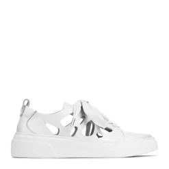 MINNIE LAZER CUTOUT SNEAKERS LEATHER><noscript><img width=