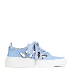 MINNIE LAZER CUTOUT SNEAKERS LEATHER><noscript><img width=