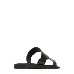 MISA LEATHER SLIDE SANDALS><noscript><img width=