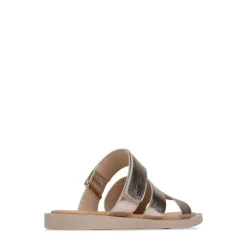 MISAYAO LEATHER SLIDE SANDALS><noscript><img width=