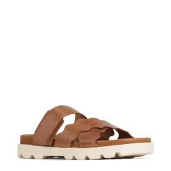 NISSA SLIDE SANDALS LEATHER><noscript><img width=
