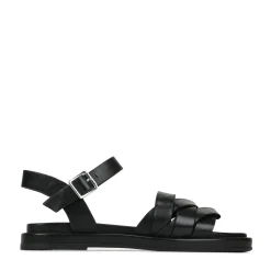 ORIGAMI LEATHER SLIDE SANDALS>EOS Footwear Clearance