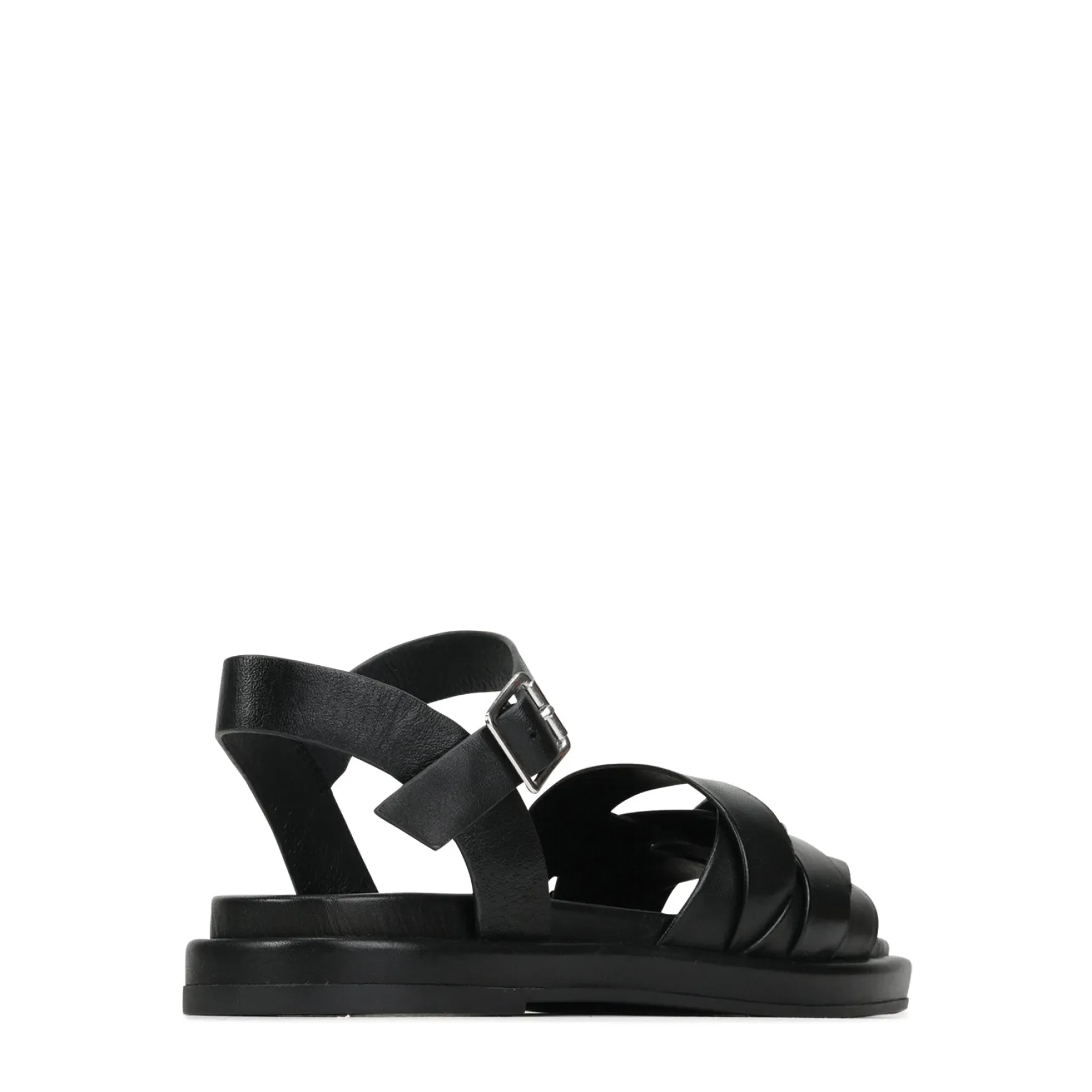 ORIGAMI LEATHER SLIDE SANDALS>EOS Footwear Clearance