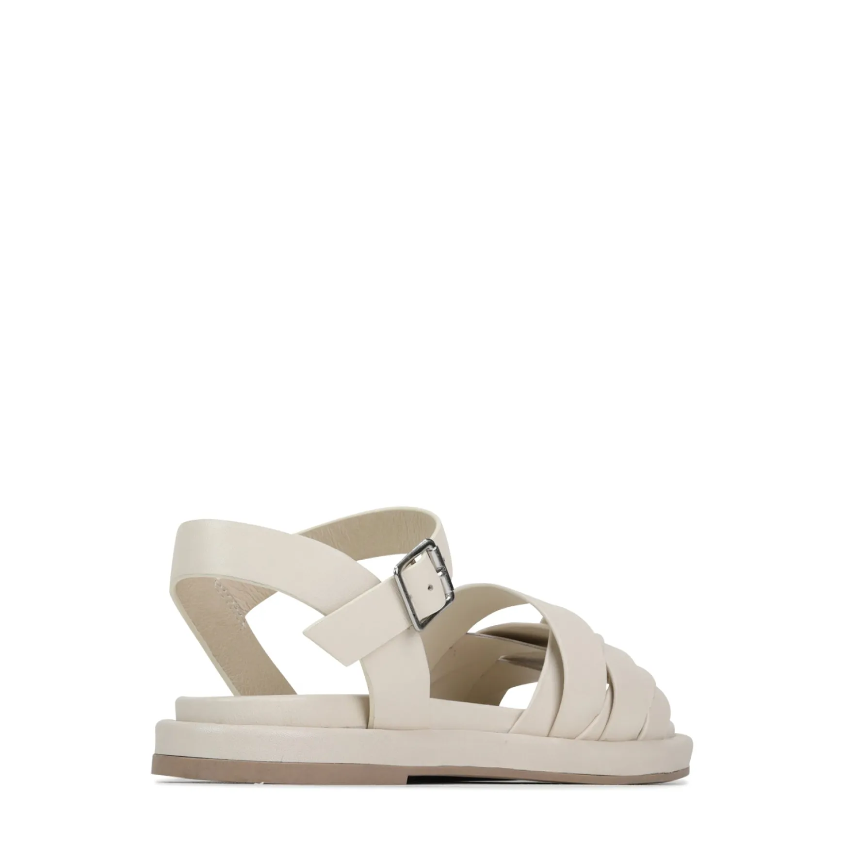 ORIGAMI LEATHER SLIDE SANDALS>EOS Footwear Clearance
