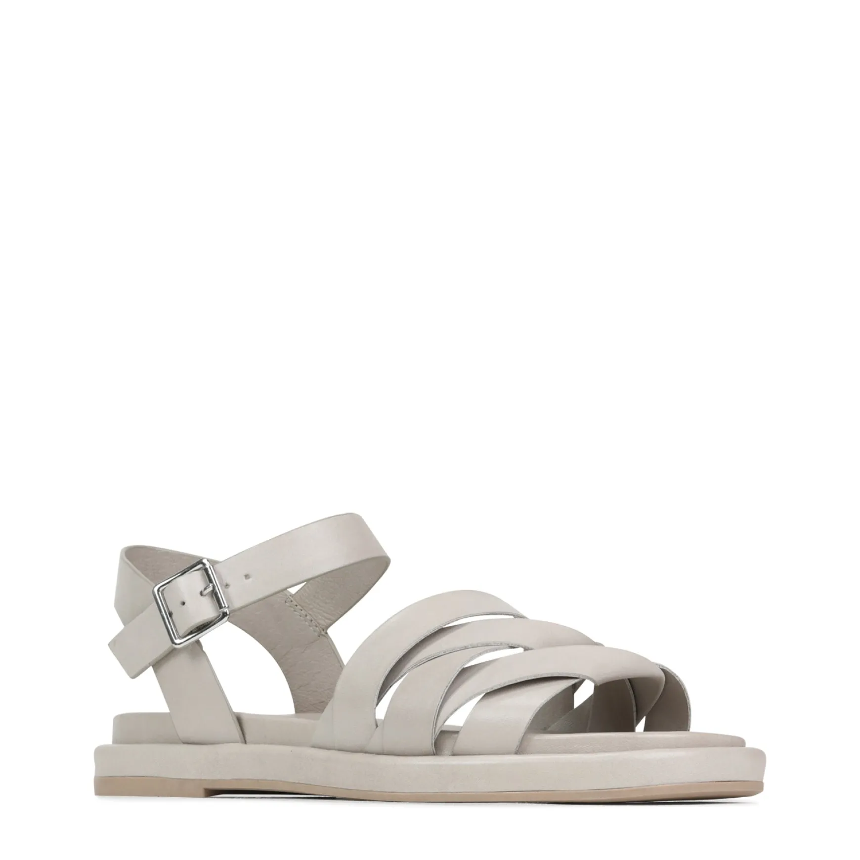 ORIGAMI LEATHER SLIDE SANDALS>EOS Footwear Clearance