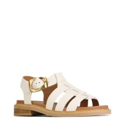 ORNAMENT LEATHER SANDALS><noscript><img width=