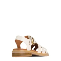 ORNAMENT LEATHER SANDALS><noscript><img width=