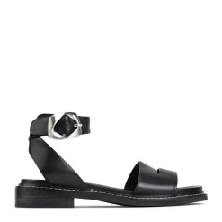 ORNAMENTAL ANKLE STRAP SANDALS LEATHER><noscript><img width=