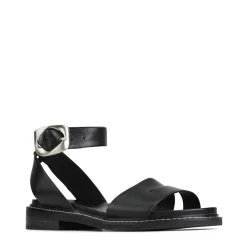 ORNAMENTAL ANKLE STRAP SANDALS LEATHER><noscript><img width=