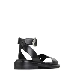 ORNAMENTAL ANKLE STRAP SANDALS LEATHER><noscript><img width=