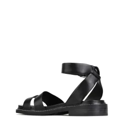 ORNAMENTAL ANKLE STRAP SANDALS LEATHER><noscript><img width=