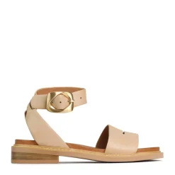 ORNAMENTAL ANKLE STRAP SANDALS LEATHER><noscript><img width=