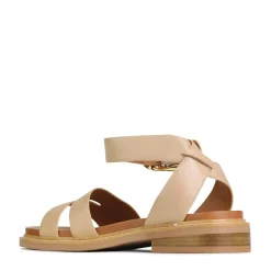 ORNAMENTAL ANKLE STRAP SANDALS LEATHER><noscript><img width=
