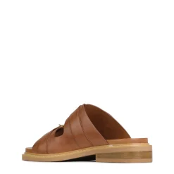 ORNATE SLIDE SANDALS LEATHER><noscript><img width=