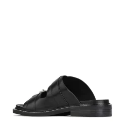 ORNATE SLIDE SANDALS LEATHER><noscript><img width=
