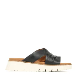 PELA LEATHER SLIDE SANDALS>EOS Footwear Discount