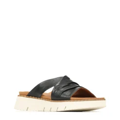 PELA LEATHER SLIDE SANDALS>EOS Footwear Discount