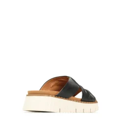 PELA LEATHER SLIDE SANDALS><noscript><img width=
