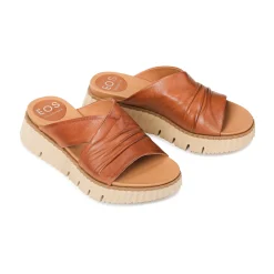PELA LEATHER SLIDE SANDALS><noscript><img width=